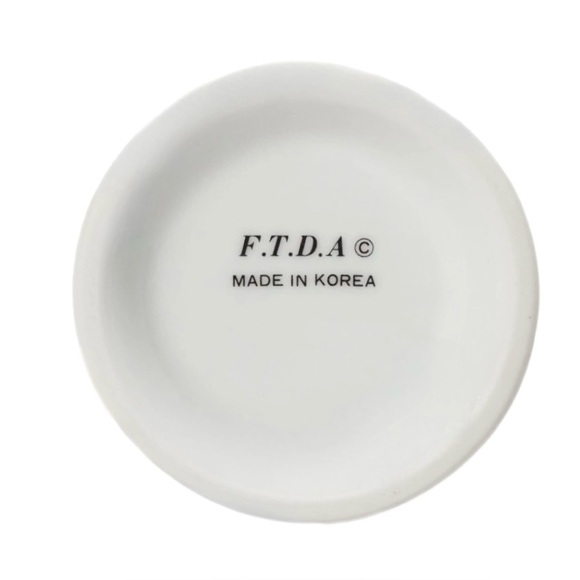 Vintage FTDA 1988 Ceramic Valentine Heart Bud Vase - Picture 3 of 3